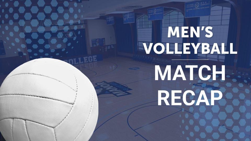 MANOR COLLEGE MEN&rsquo;S VOLLEYBALL LOSES SEASON AND HOME OPENERS TO NATIONALLY-RANKED ATLANTIC CAPE COMMUNITY COLLEGE