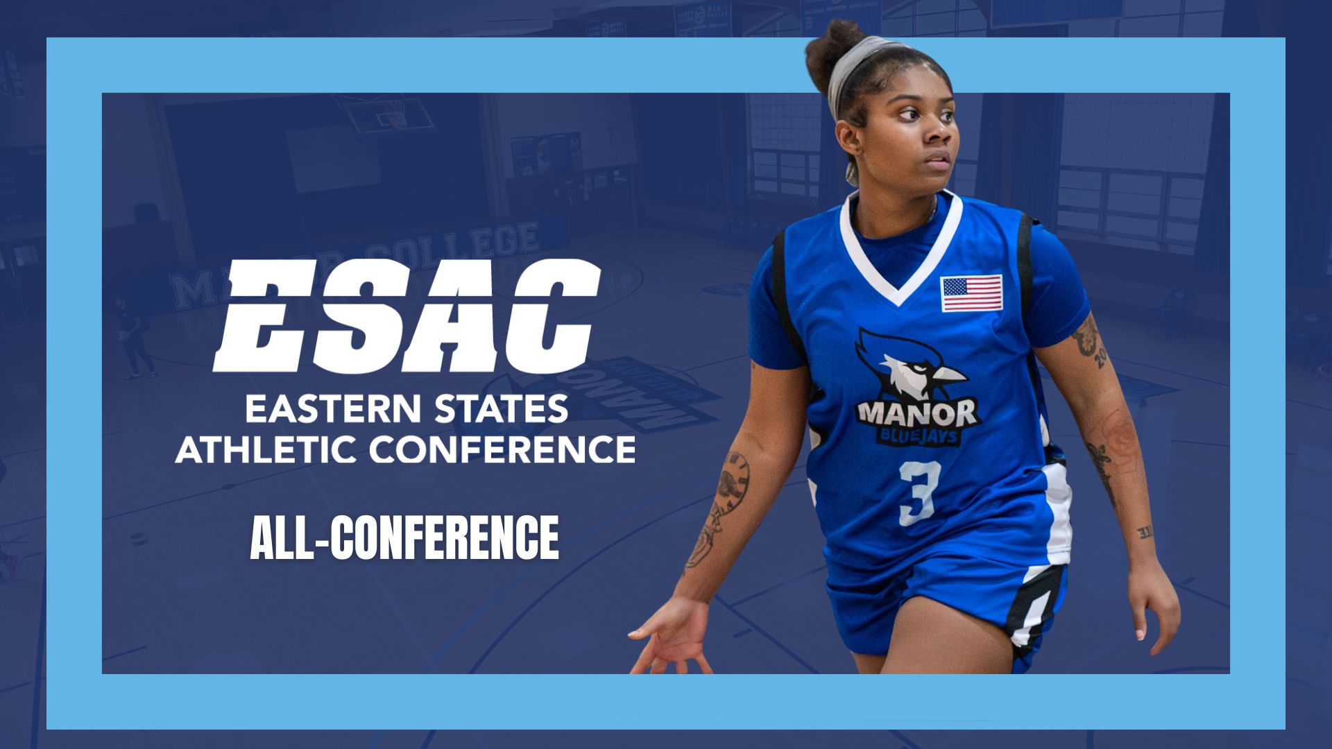 MANOR COLLEGE&rsquo;S KYJANAE COOPER NAMED ALL-ESAC WOMEN&rsquo;S BASKETBALL FIRST TEAM